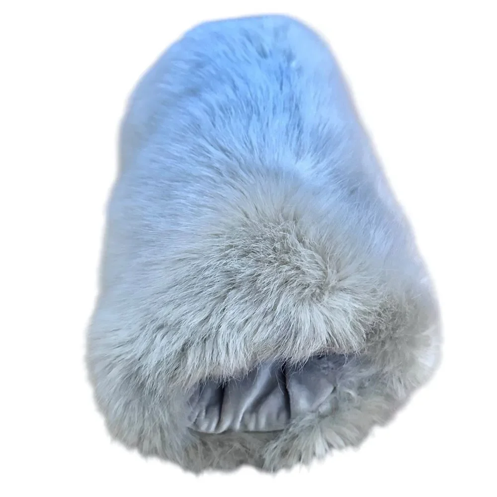 Restoration Hardware RH Faux Fur Hand Muff Tan